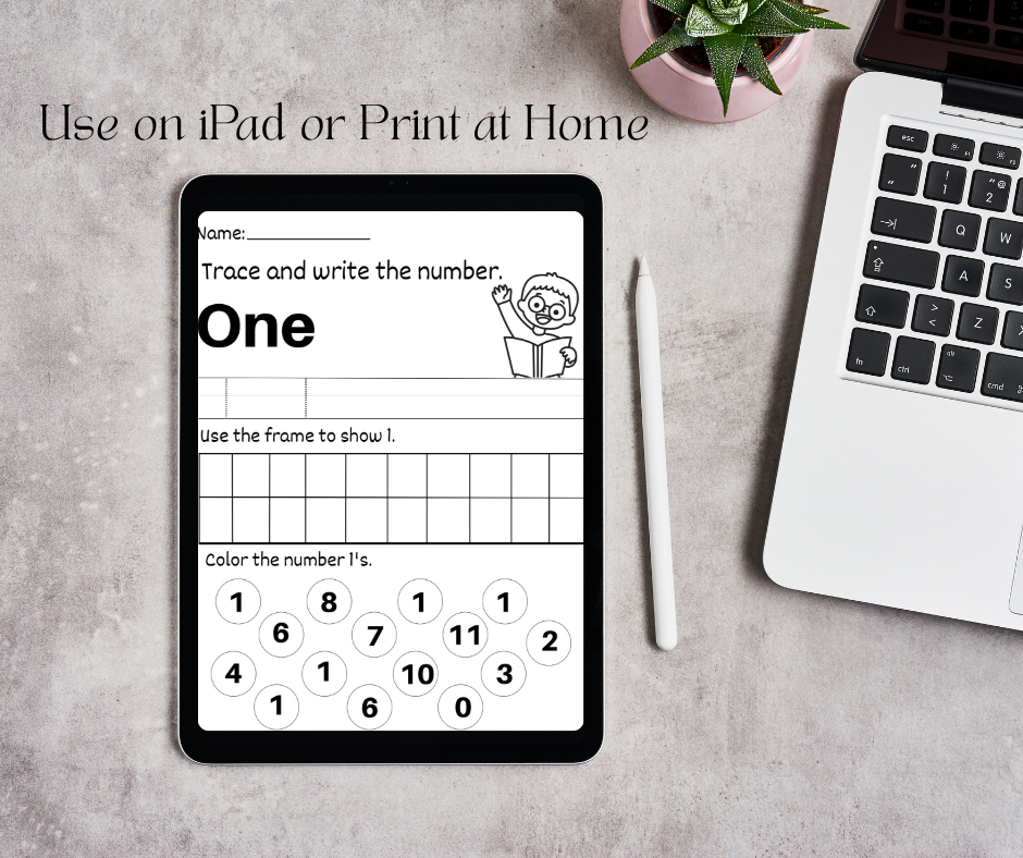 Number Tracing & Counting Bundle (120 pages)