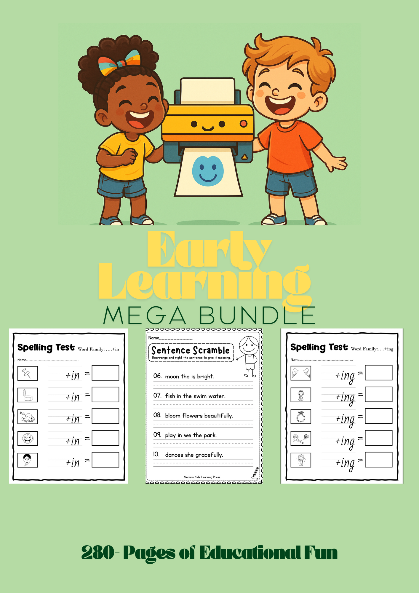 Early Learning Mega Bundle (280 pages)