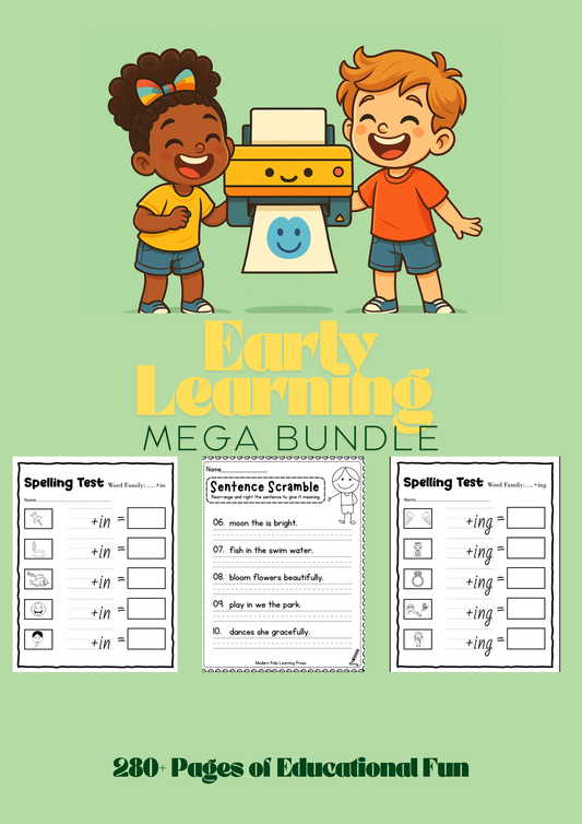 Early Learning Mega Bundle (280 pages)