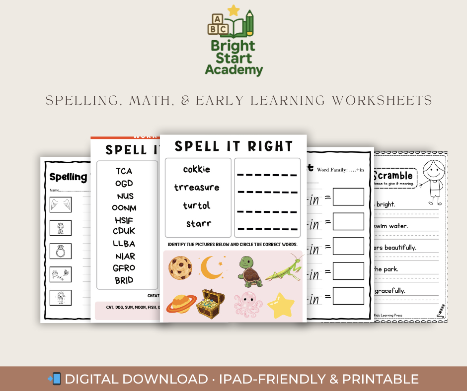 Early Learning Mega Bundle (280 pages)